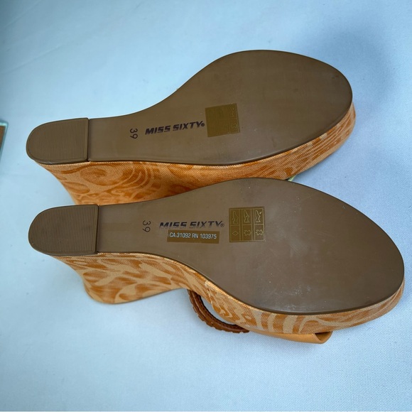 MISS SIXTY Women, high-end, Italian designer brand, genuine leather mules 39 NEW - Picture 7 of 10